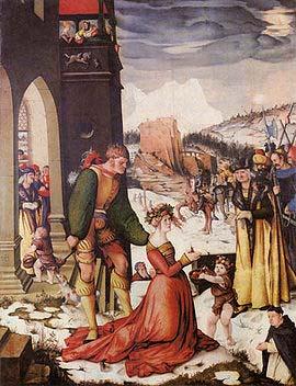 Hans Baldung Grien Beheading of St Dorothea by Baldung oil painting picture